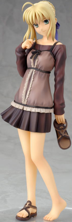 Saber (Plain Clothes), Fate/Hollow Ataraxia, Fate/Stay Night, Alter, Pre-Painted, 1/8